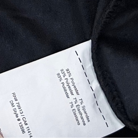 NWT A Pea In The Pod Maternity Faux Suede Below Belly Leggings Black - Picture 10 of 10